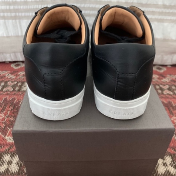 Greats Royale Leather Sneaker Black Size 9 US / 39 EUR updated** - Picture 2 of 9